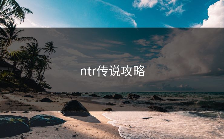 ntr传说攻略